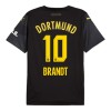 Maglia ufficiale Borussia Dortmund Brandt 10 Trasferta 2024-25 per Bambino